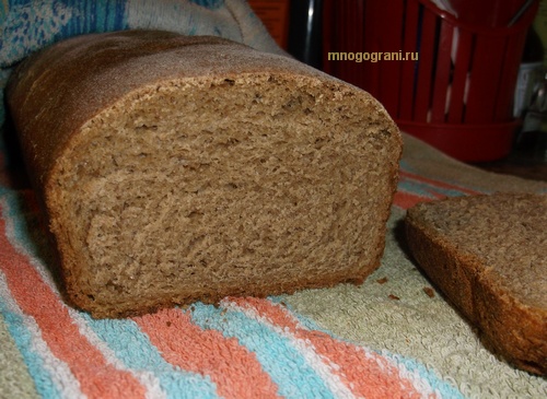 домашний ржаной хлеб
